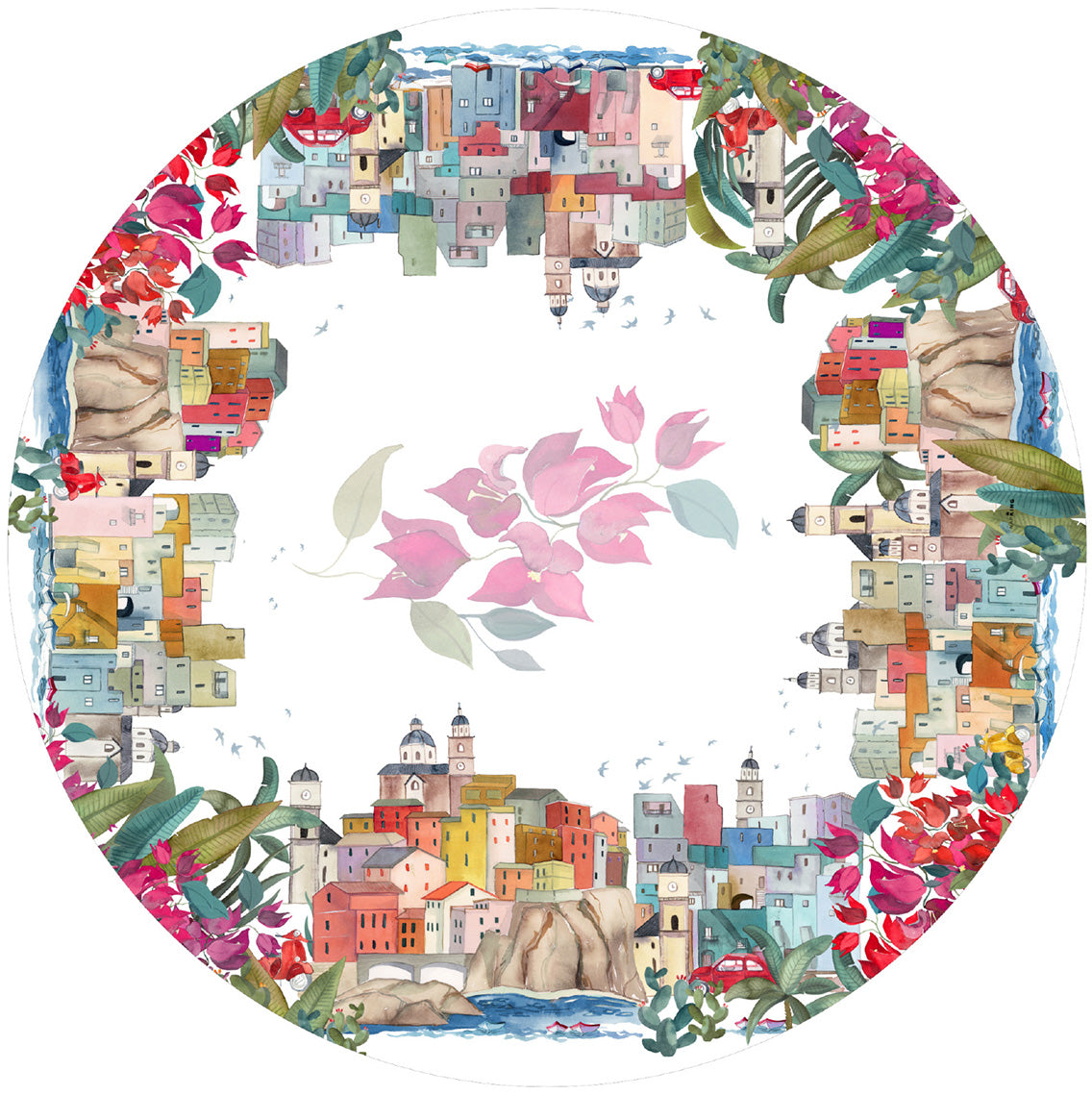 Linen Tablecloth La Riviera, 100% Made in Italy