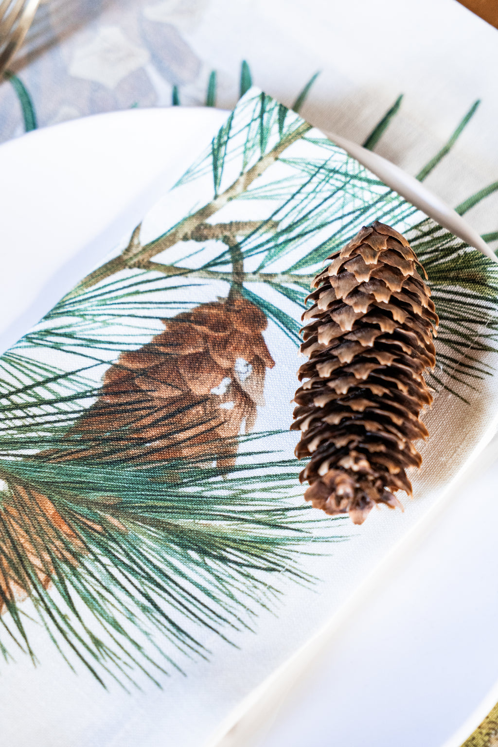 Set Of 4 Napkins Le Sapin 100% Made in Italy - The Napking