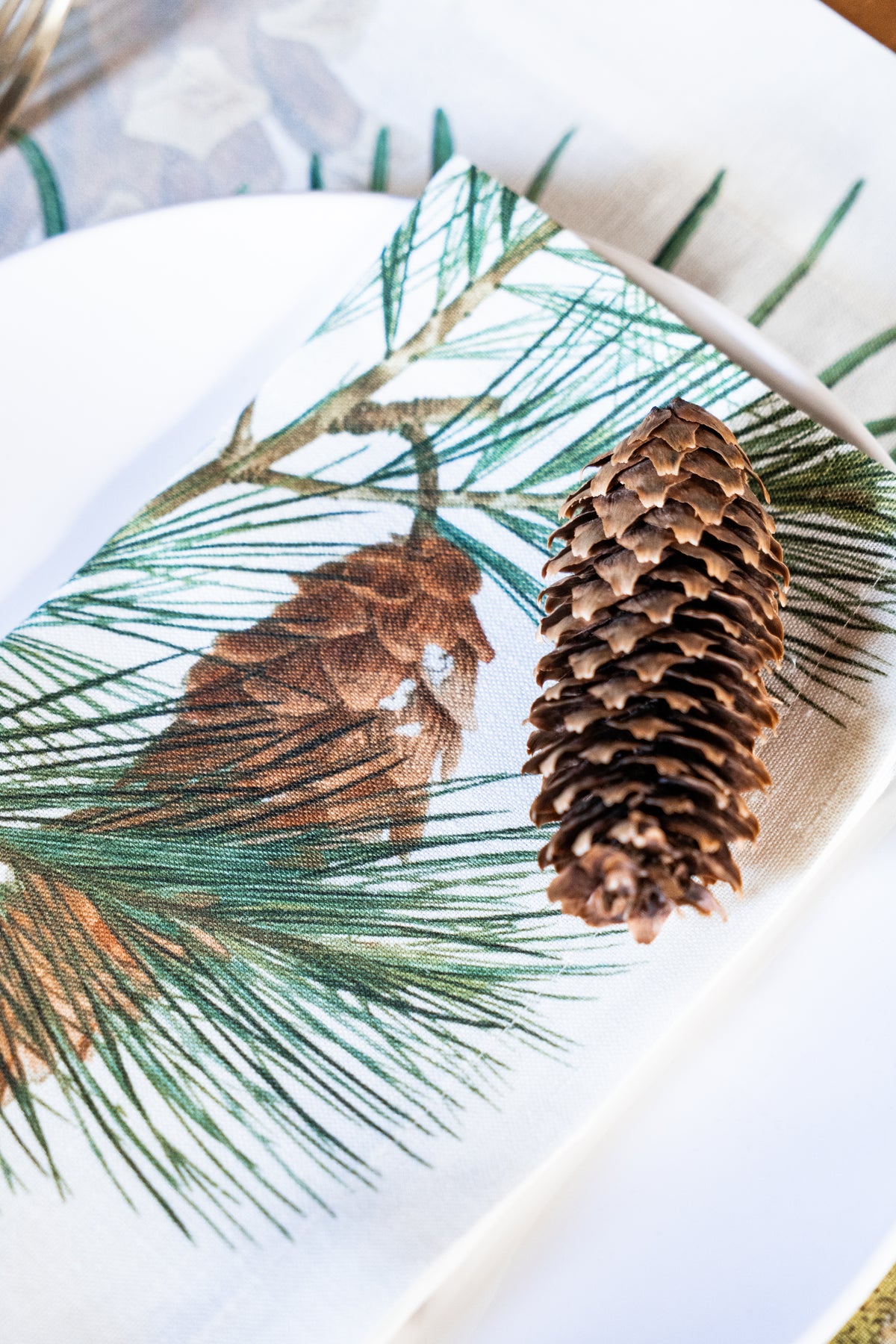 Set aus 4 Servietten Le Sapin 100% Made in Italy - The Napking