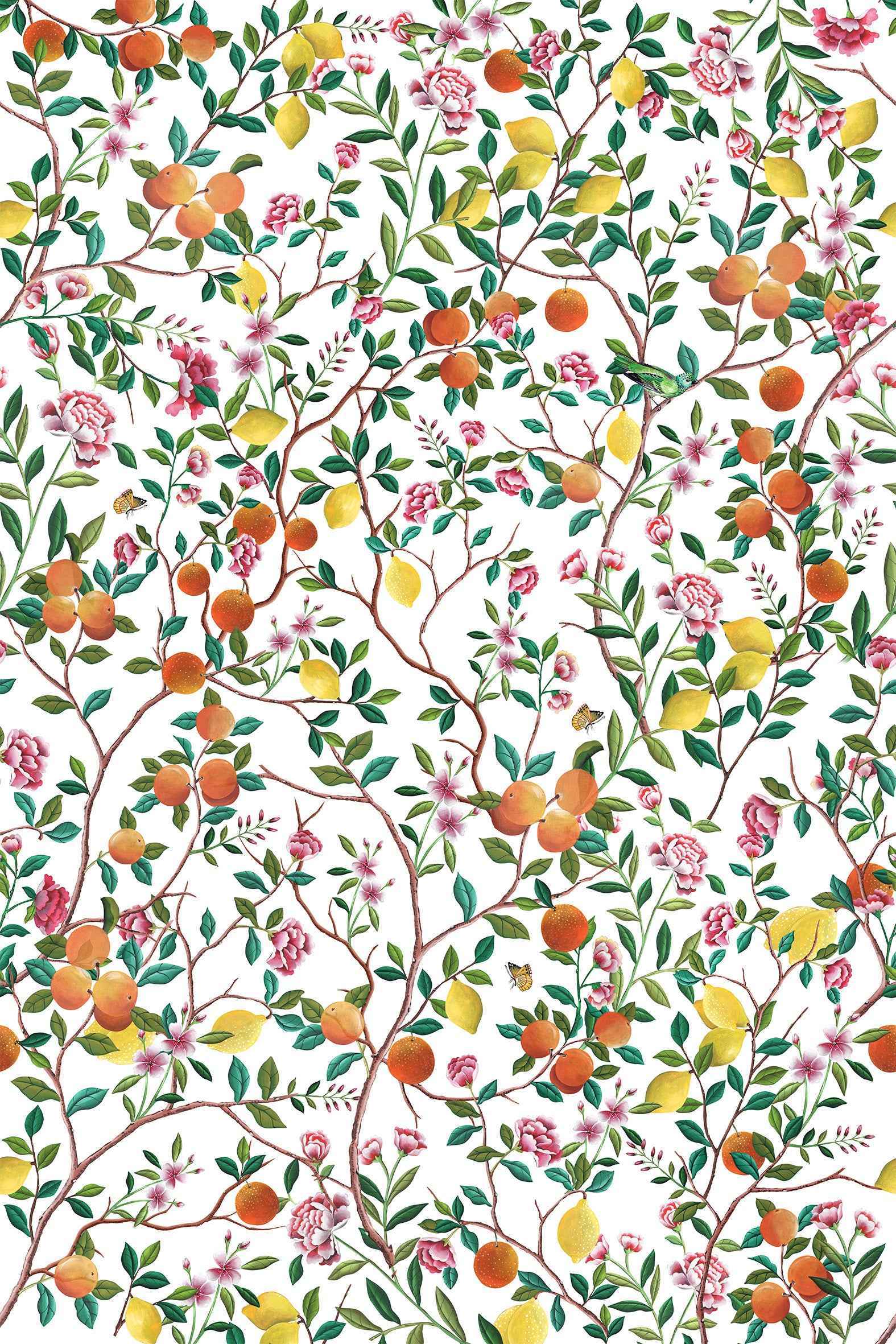 Mezzero Les Agrumes Sofa and Bed Cover, 100% made in Italy
