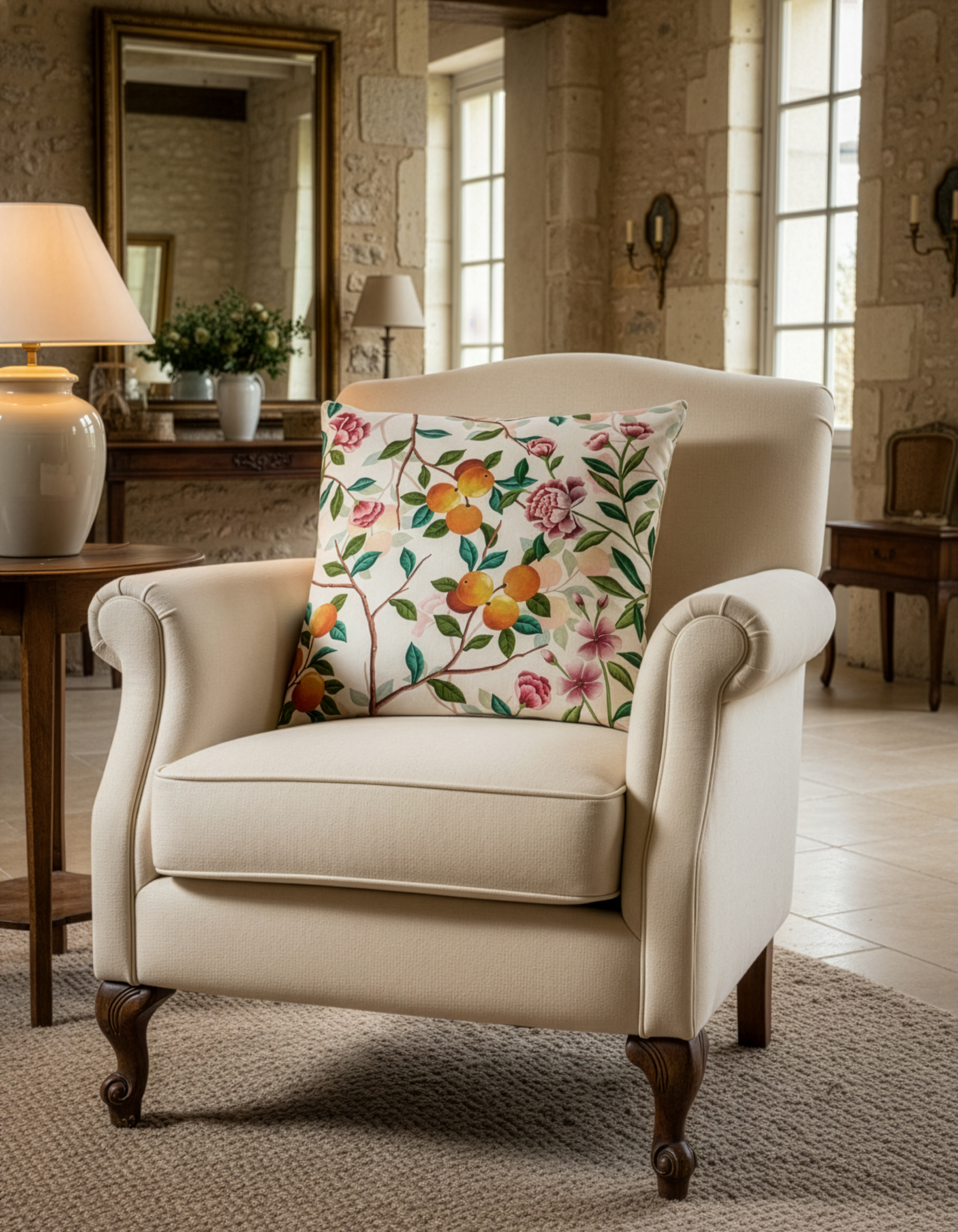 Les Agrumes Cushion Canvas