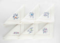 Les Petit Oiseaux Set of 6 Hand-Embroidered Napkins