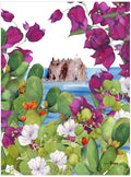 Lipari linen paño de cocina design 2 styled in the kitchen