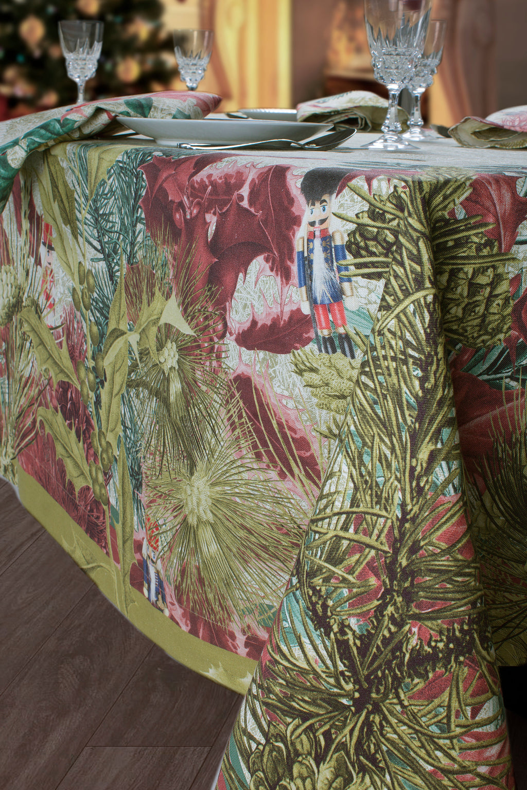 Linen Tablecloths «Schiaccianoci» 100% Made in Italy The Napking