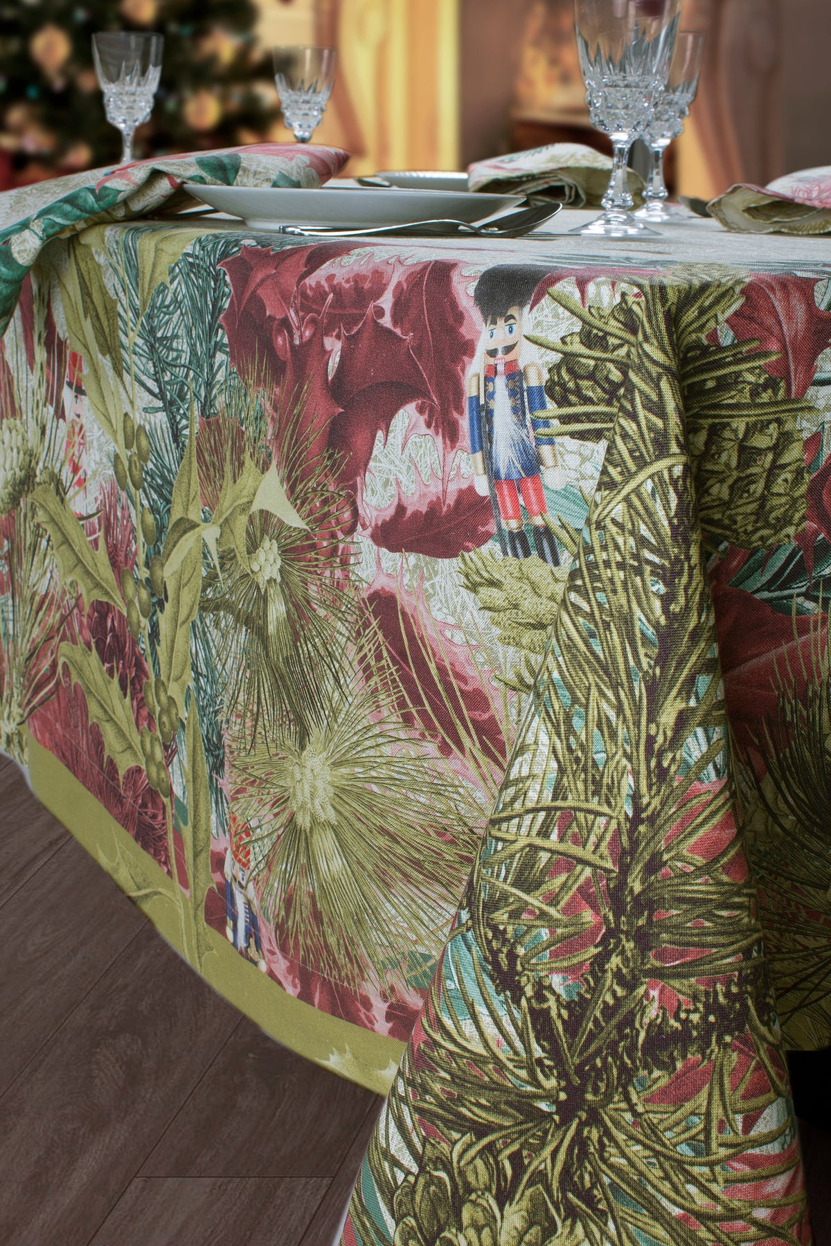 Linen Tablecloths «Schiaccianoci» 100% Made in Italy The Napking