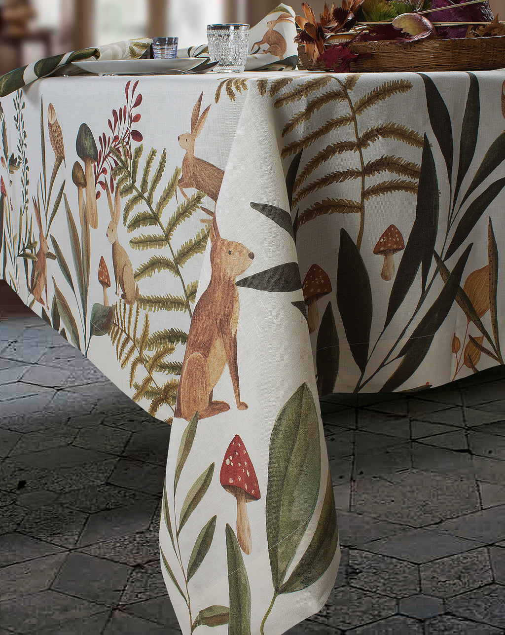Tablecloths «Marley» 100% Made in Italy The Napking