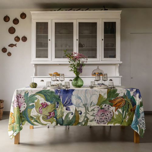 Premium Linen Tablecloth «Morris» 100% Made in Italy The Napking