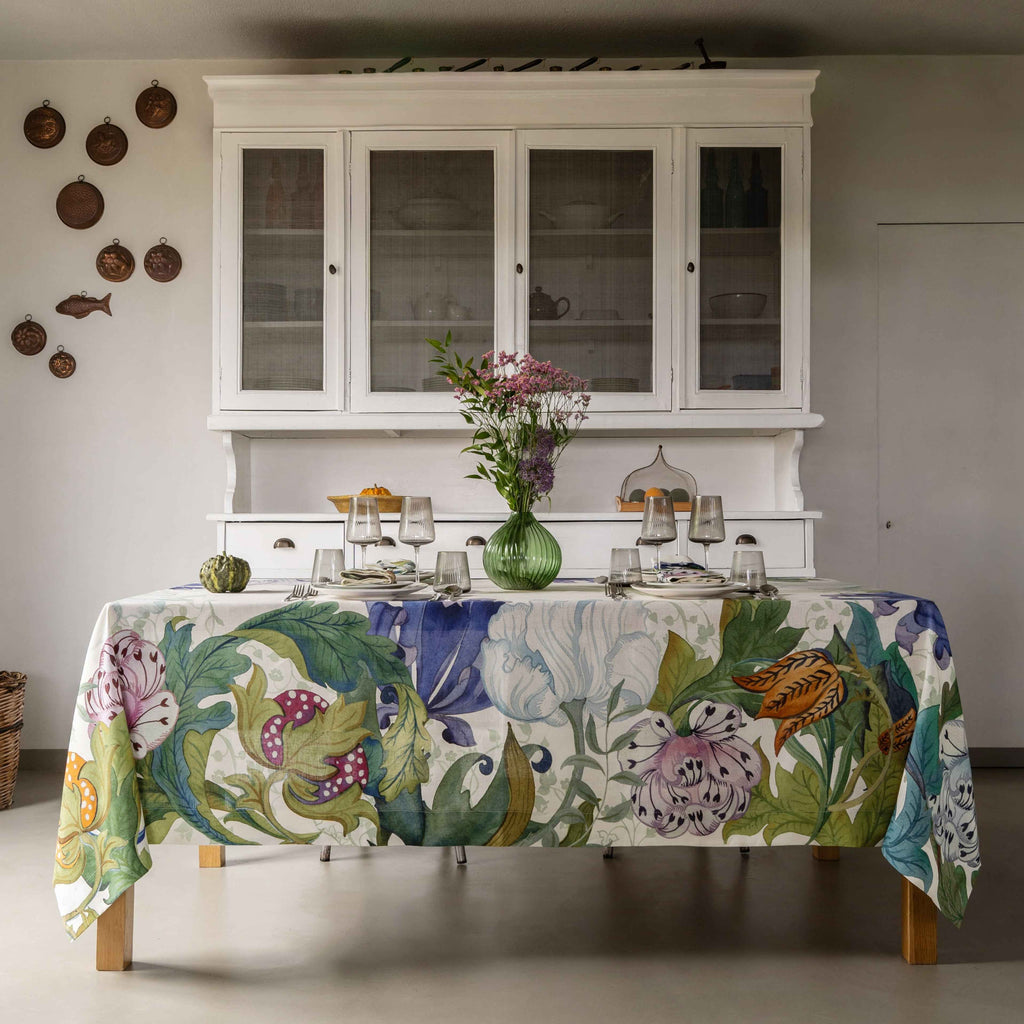 Morris Premium Linen Tablecloth, The Napking home textile, 180x360 cm