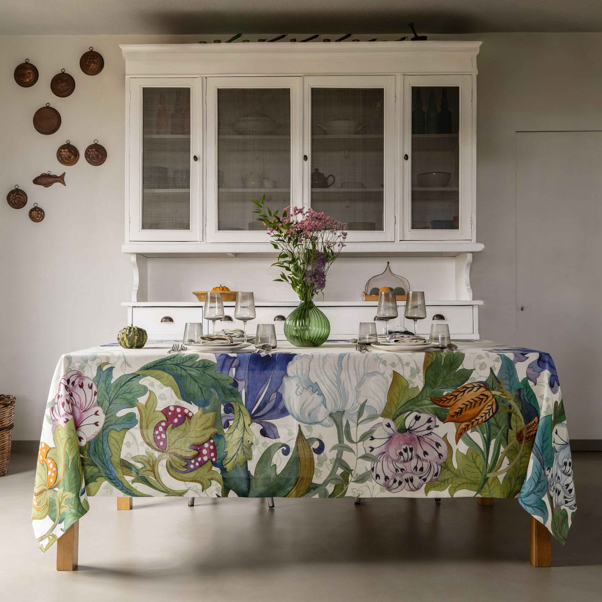 Morris Premium Linen Tablecloth, The Napking home textile, 180x360 cm