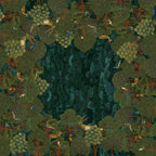 Madikwe lino premium mantel con wildlife-inspired print, vista 5