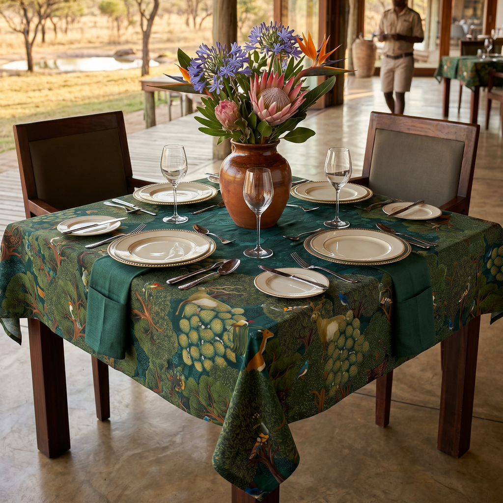 Madikwe Premium Linen Tablecloth