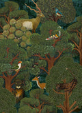 Madikwe Premium Linen kitchen towel with wildlife-inspired print, Kitchen Towel Var. 2