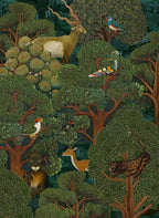 Madikwe Premium Linen kitchen towel with wildlife-inspired print, Kitchen Towel Var. 2