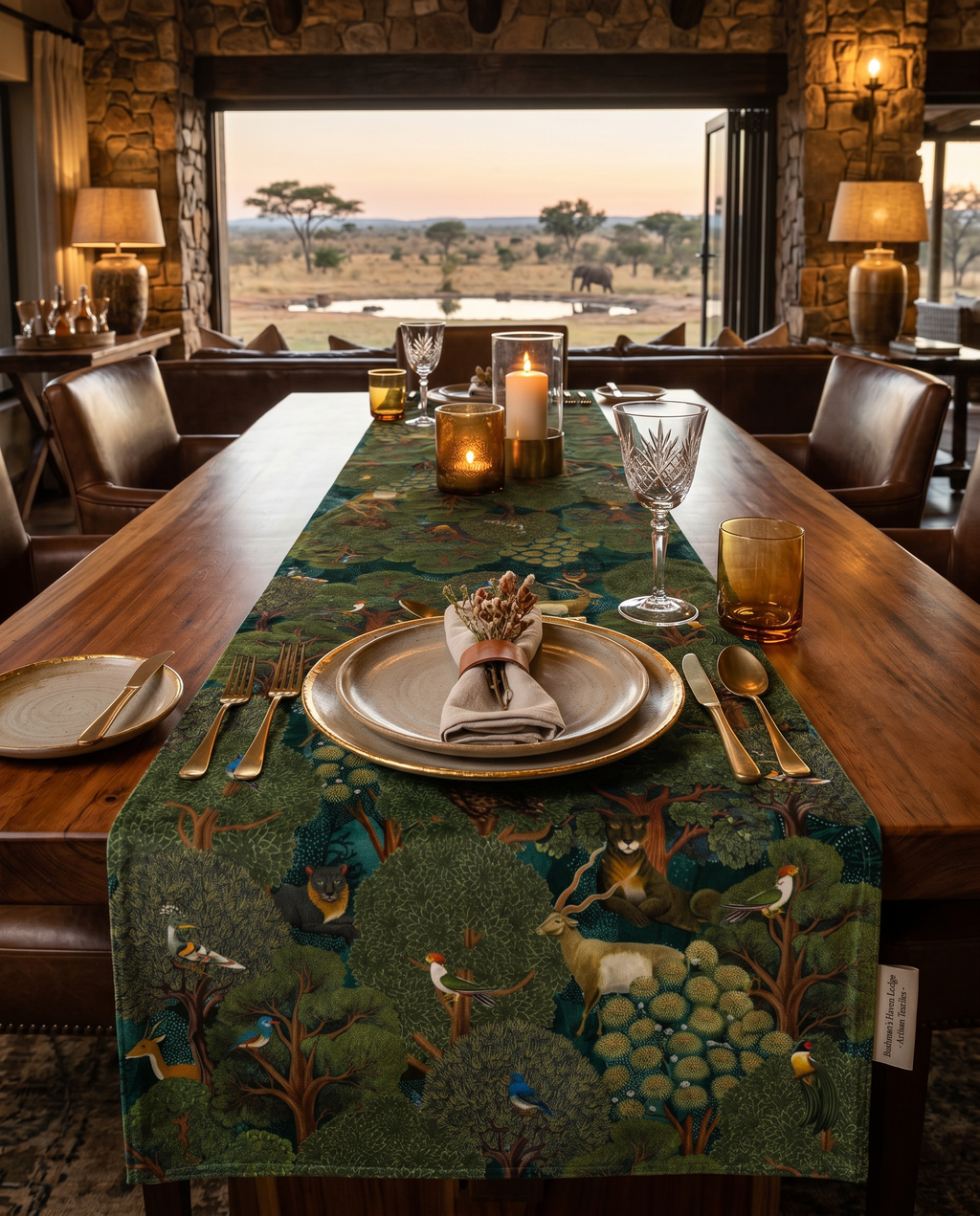 Madikwe Set of 4 Premium Linen Napkins 80 x 250 cm, The Napking home textile, 80x250