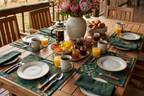 Madikwe set of four Premium Linen placemats with wildlife print