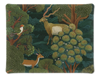 Madikwe acrylic tray with digitally printed wildlife linen, 37 × 28 cm