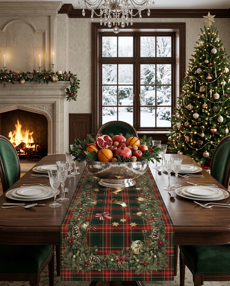 Merry Moments Set of 4 Premium Linen Napkins, The Napking home textile, 80x250