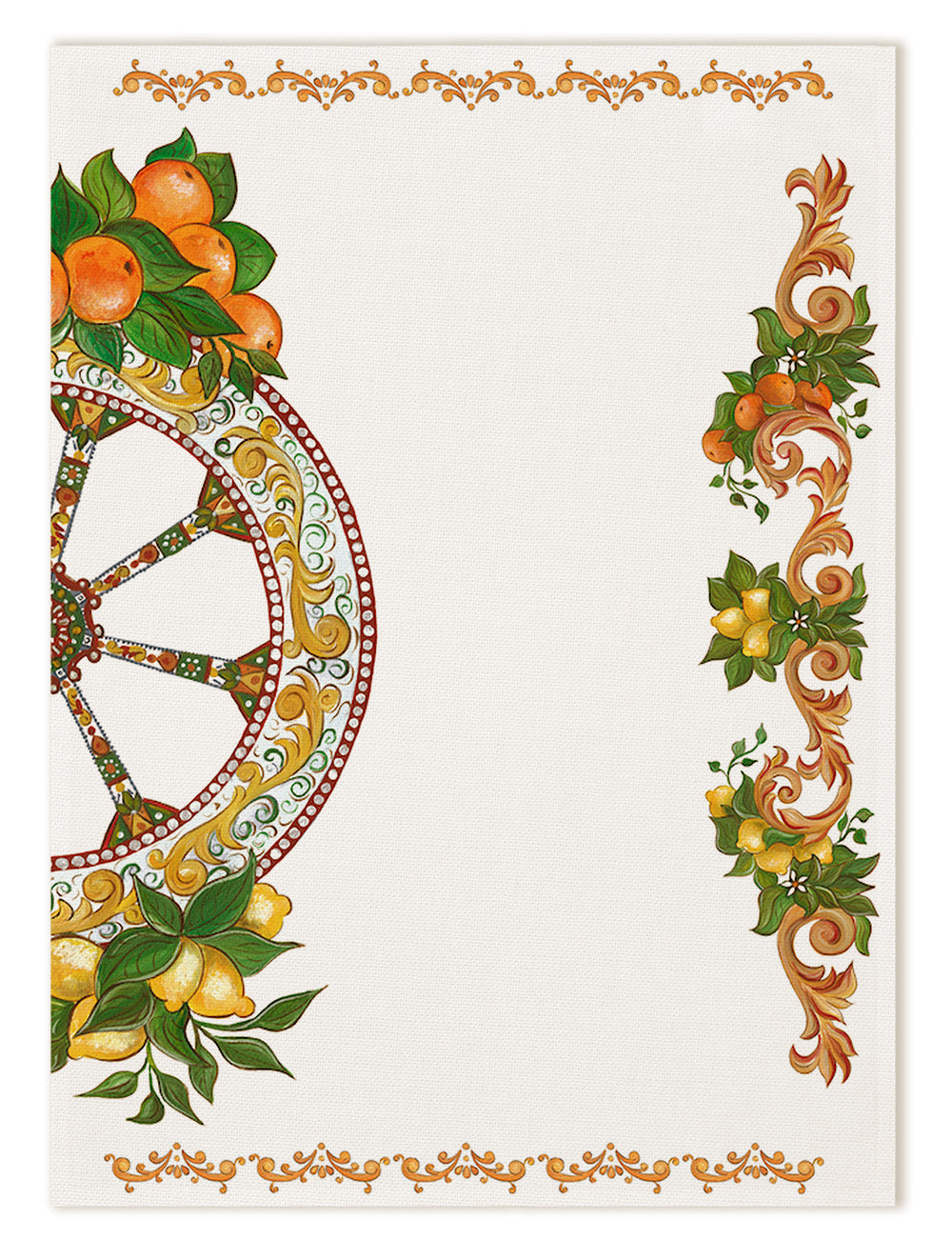 Kitchen Towels «Medoro», 100% Made in Italy The Napking