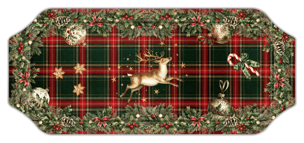 Merry Moments Achteck-Tablett