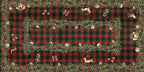 Merry Moments Premium Linen tablecloth with festive print, 180 × 270 cm