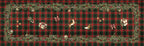 Merry Moments Premium Linen table runner with festive print, view 4