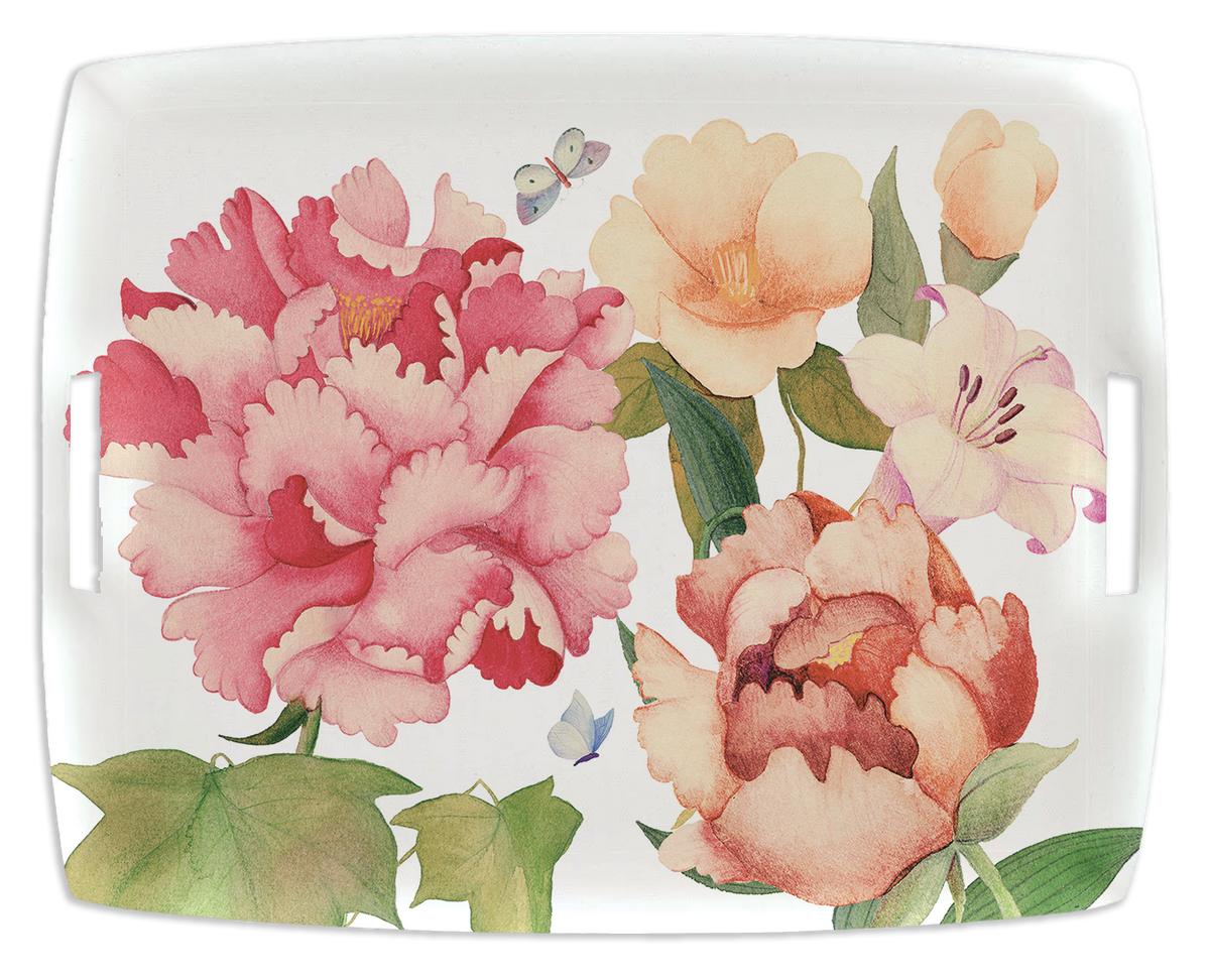 Tray «Peony», 100% Made in Italy - The Napking