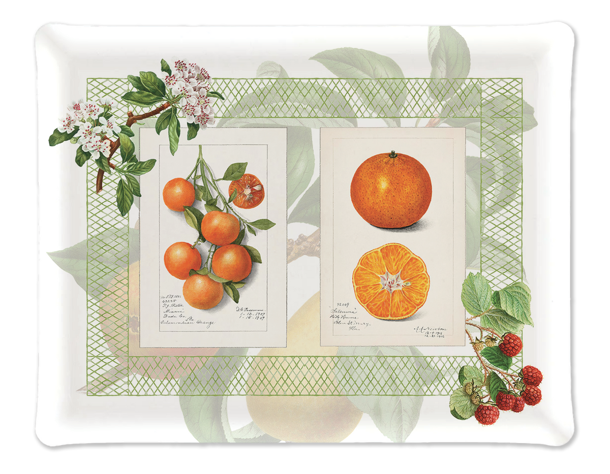 Tablett «Summer Fruit», 100% Made in Italy - The Napking