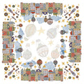 Nappe en satin de coton Mongolfiere 100% Made in Italy The Napking