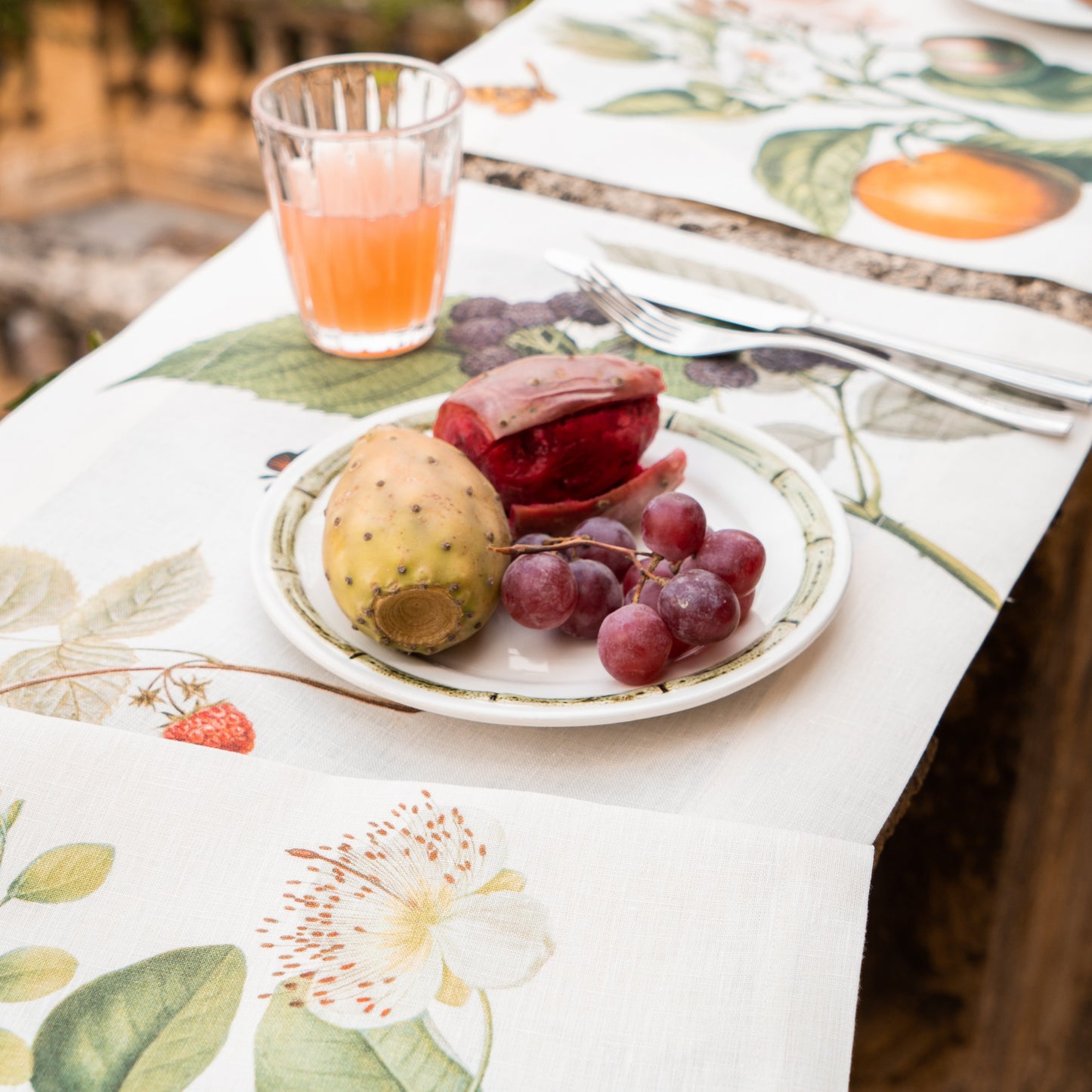 Set of 4 Placemats «Montedoro», Linen 100% Made in Italy
