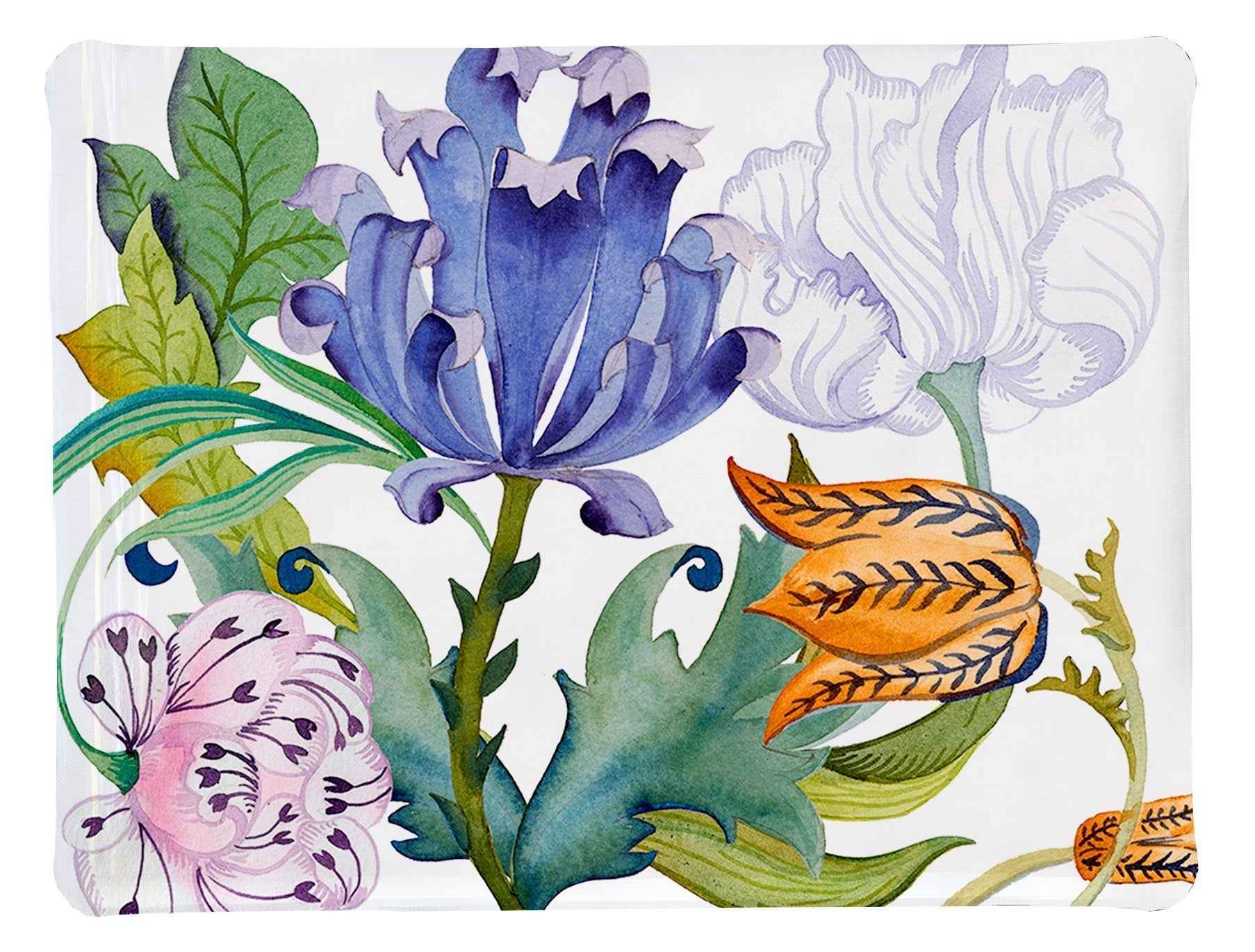 Morris Acrylic Tray with Printed Linen