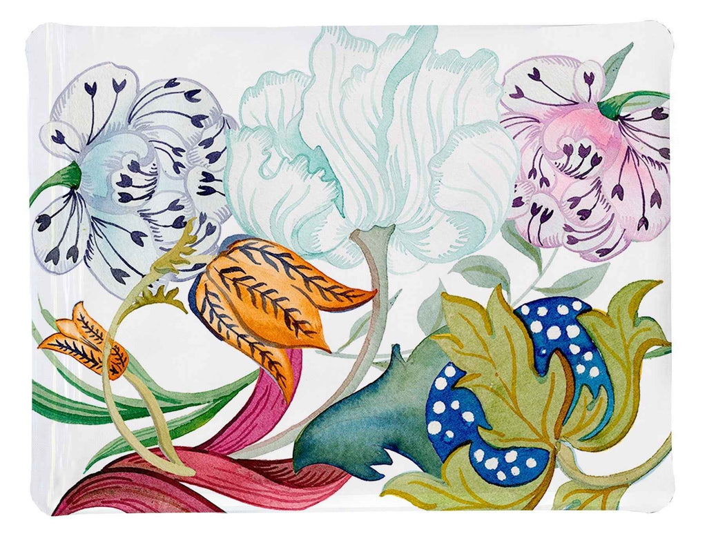 Morris Acrylic Tray with Printed Linen