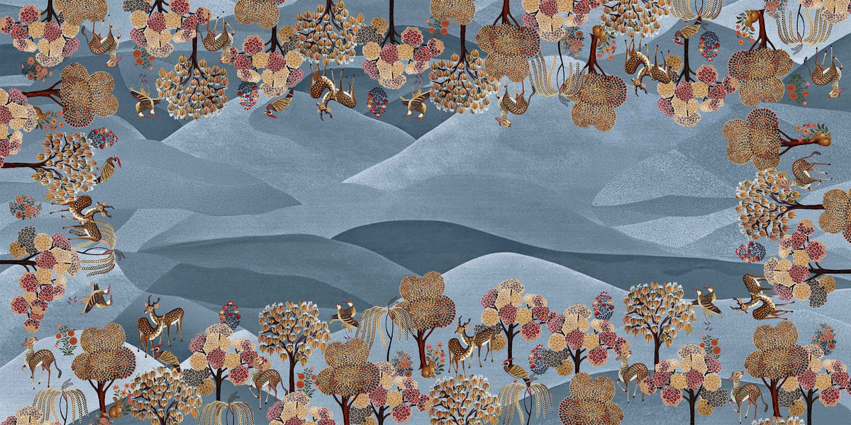 Motswiri lino premium mantel con estampado orgánico, 180 × 270 cm