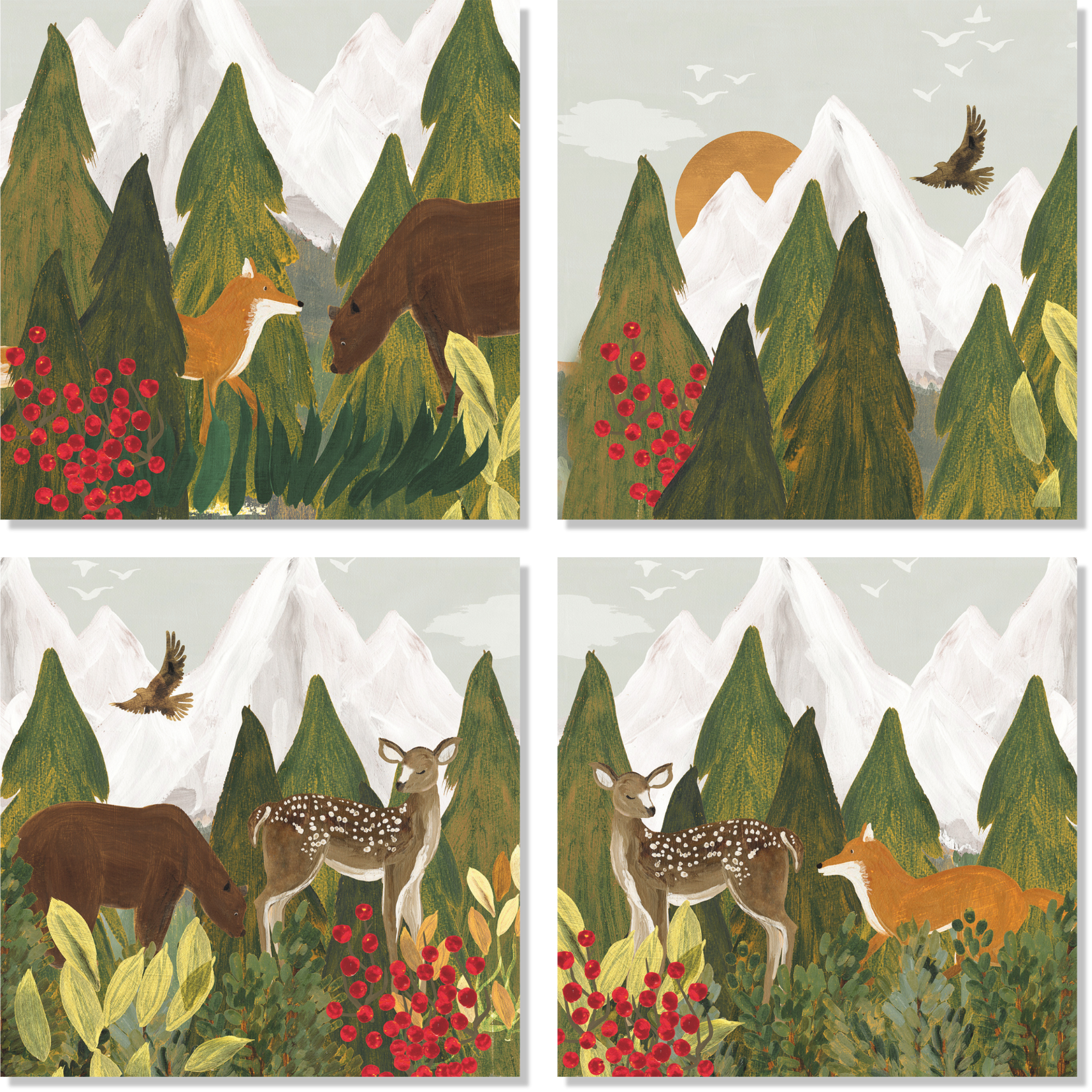 Set Of 4 Napkins «Reinard» 100% Made in Italy - The Napking