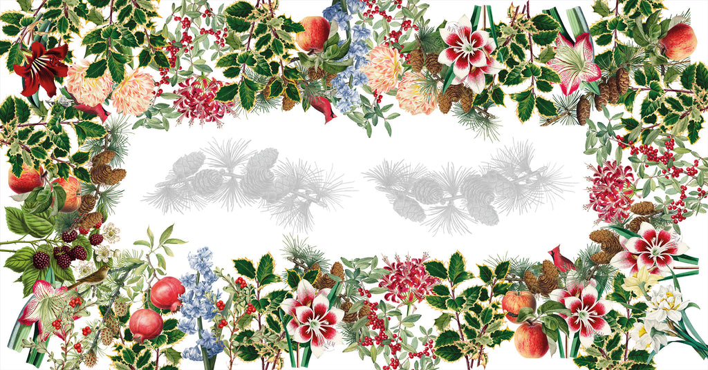 Linen Tablecloth «Natalia», 100% Made in Italy - The Napking