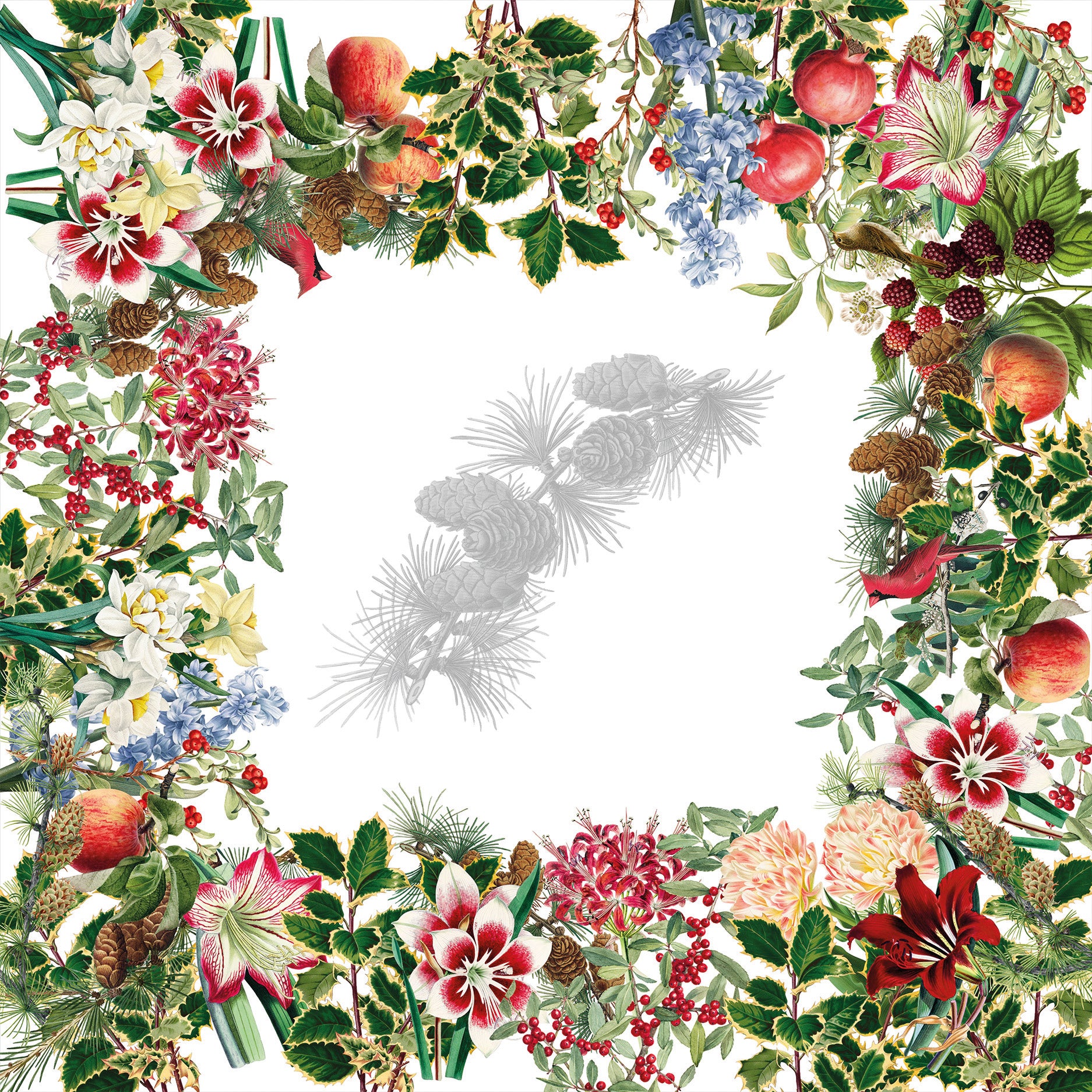 Linen Tablecloth «Natalia», 100% Made in Italy - The Napking