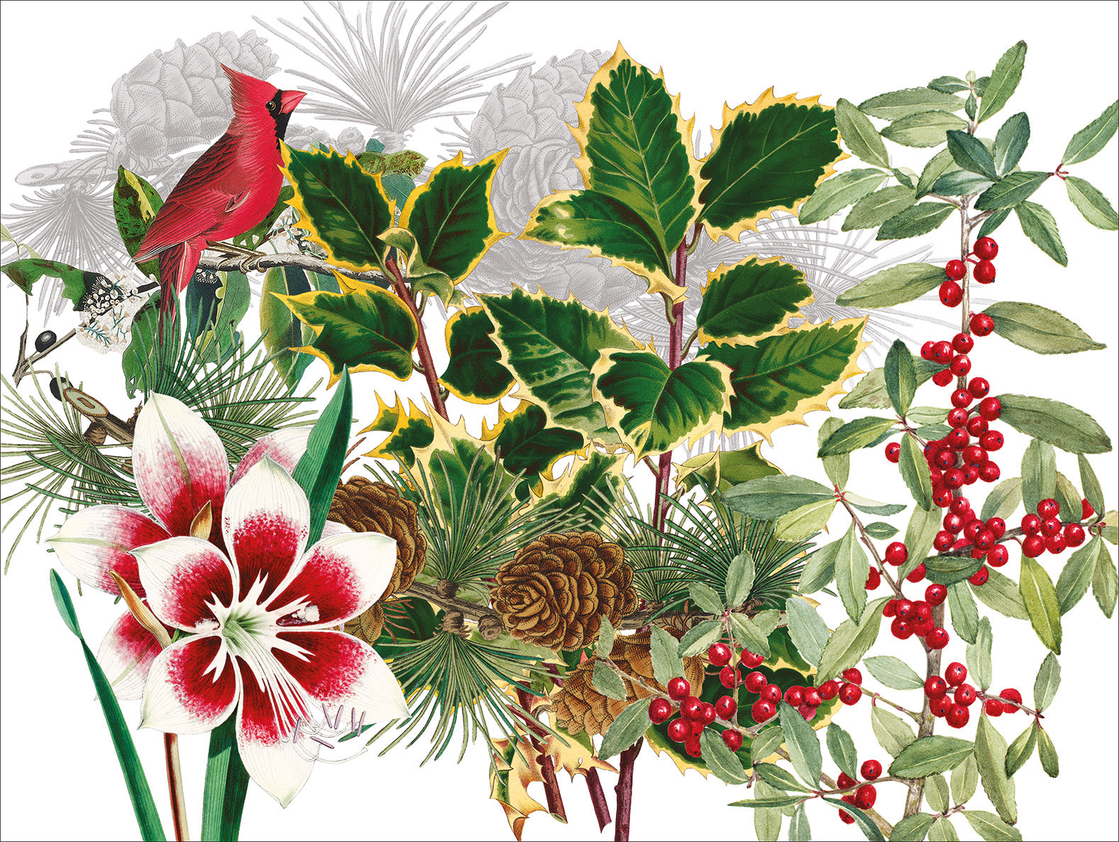 Set of 2 rectangular hardboard placemats «Natalia», 100% Made in Italy - The Napking