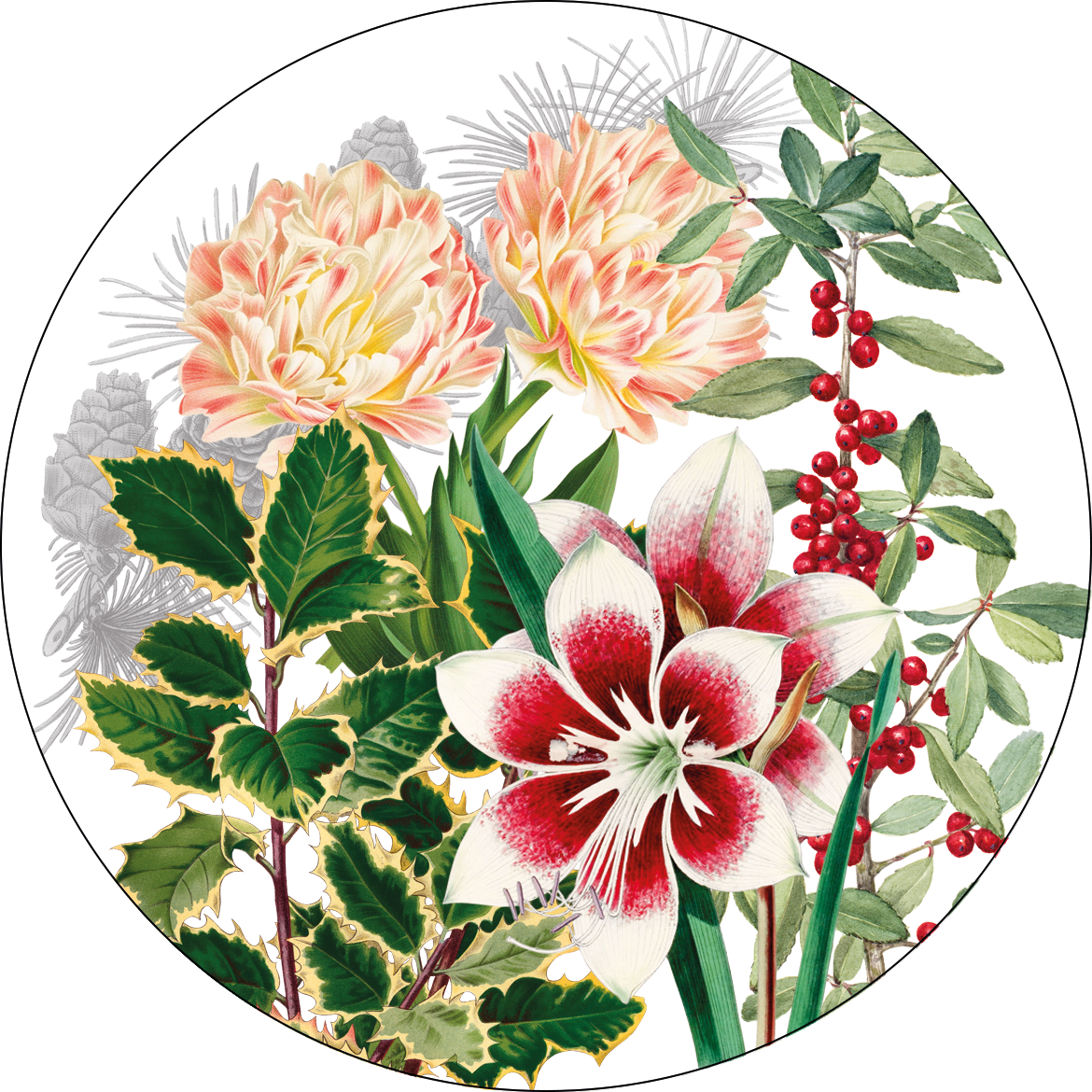 Set of 2 coasters «Natalia» wood cork – 100% Made in Italy - The Napking