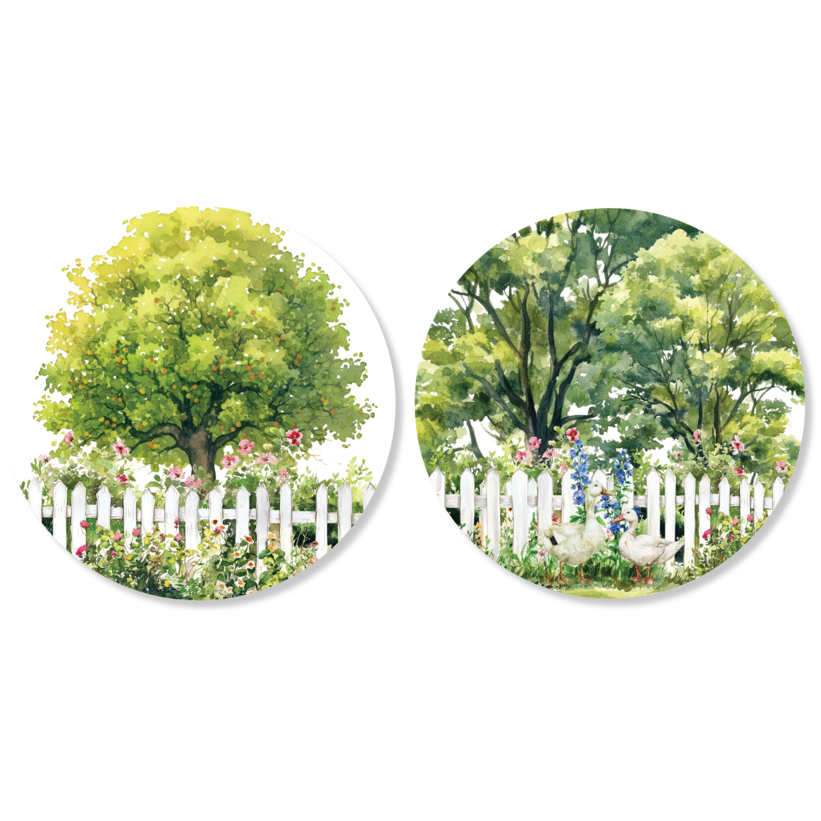 Wood Coasters Nunny Cottage Set of 2