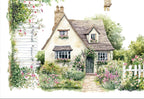 Premium-Leinen-Tischdecke Nunny Cottage