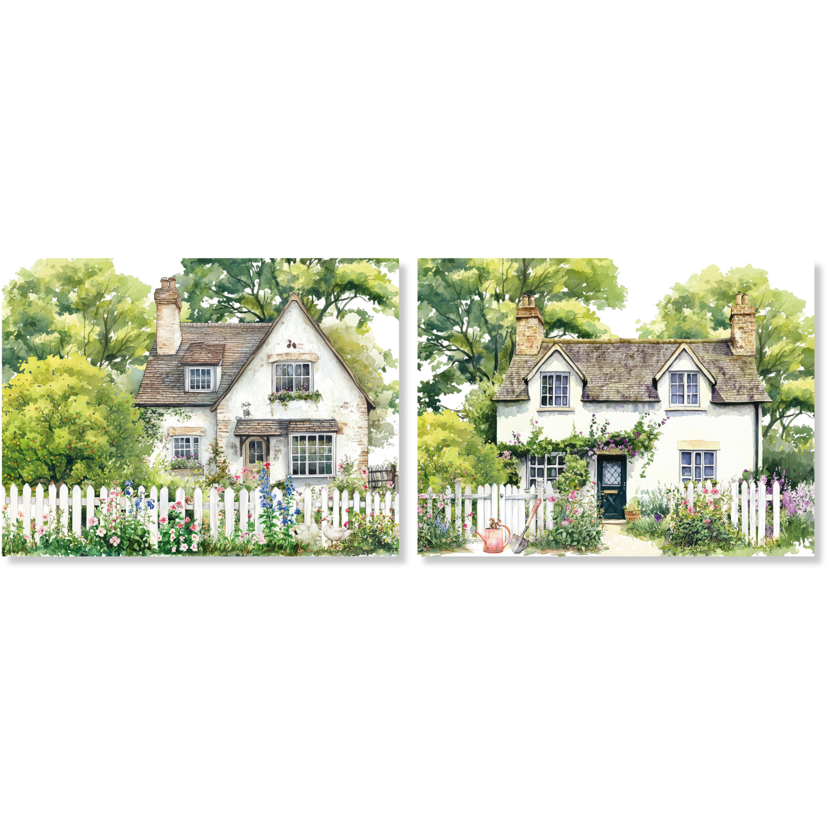 Rectangular Hardboard Placemats Nunny Cottage Set of 2
