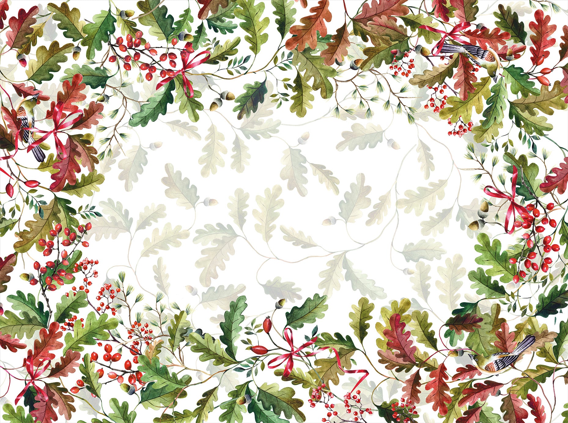 Premium Linen Tablecloth «Oak» 100% Made in Italy - The Napking