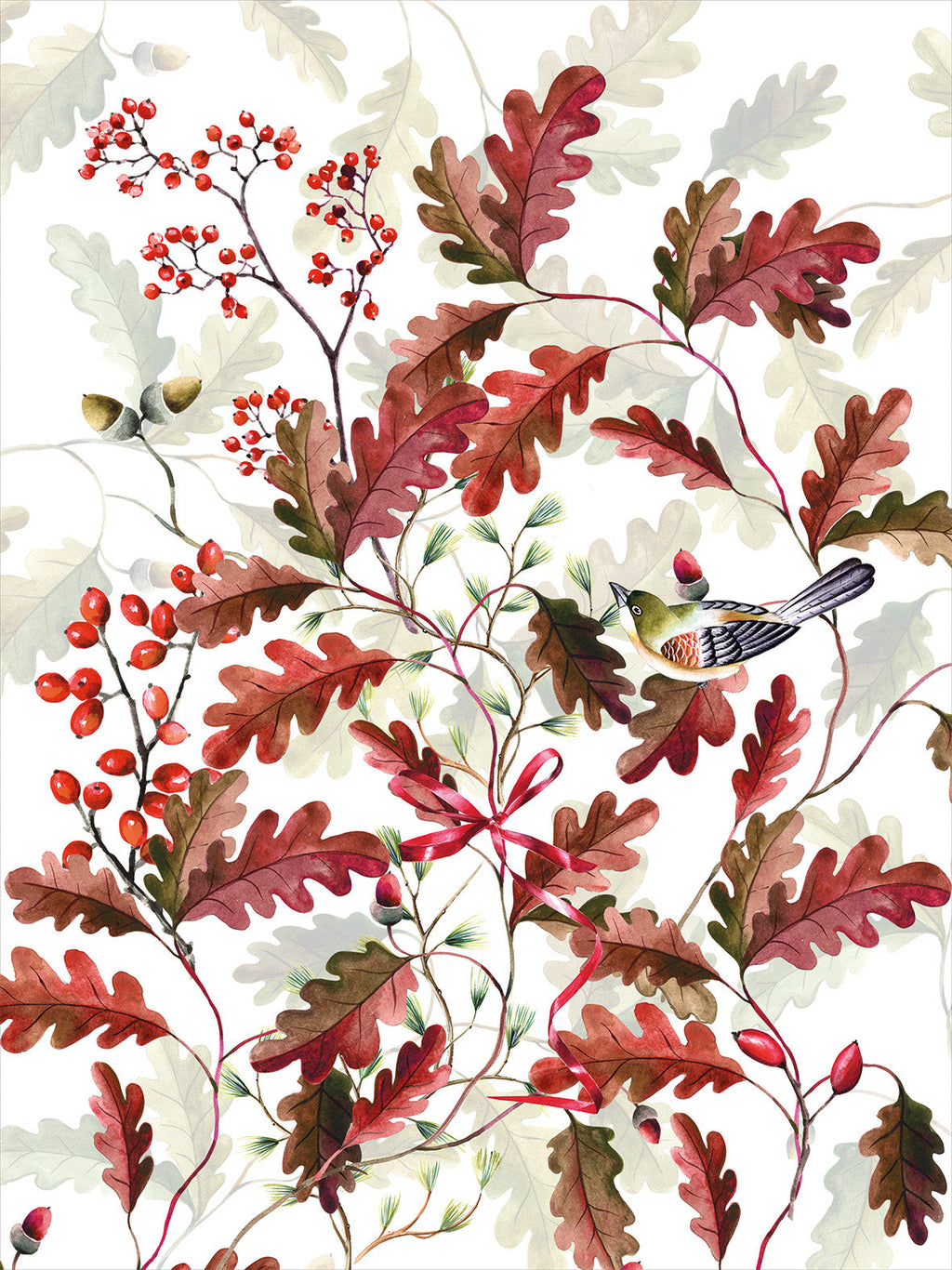 Kitchen Towels «Oak», Premium Quality Linen 100% Made in Italy - The Napking