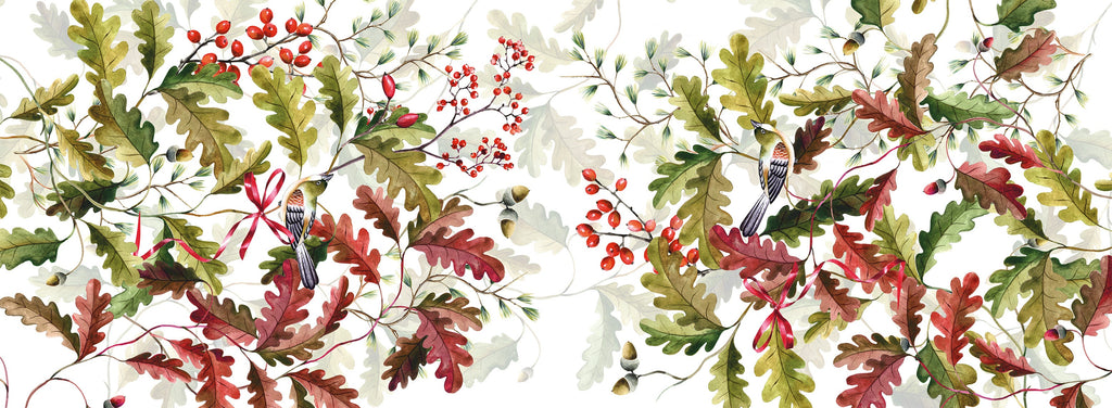 Premium Linen Runner «Oak» 100% Made in Italy The Napking