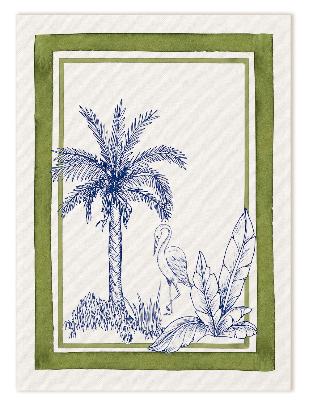Kitchen Towels «Oasis», 100% Made in Italy The Napking