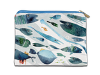 Trousse en coton «Oltremare», 100% Made in Italy | The Napking