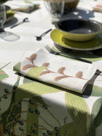 Leinen-Tischdecken Palmier 100% Made in Italy The Napking