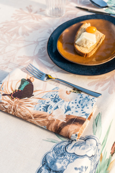 Set of 4 Napkins «Piatti» 100% Made in Italy The Napking