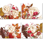 Set aus 4 Tischsets «Maple» Leinen 100% Made in Italy The Napking