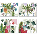 Set de 4 sets de table «Funky Animals» satin de coton 100% Made in Italy | The Napking