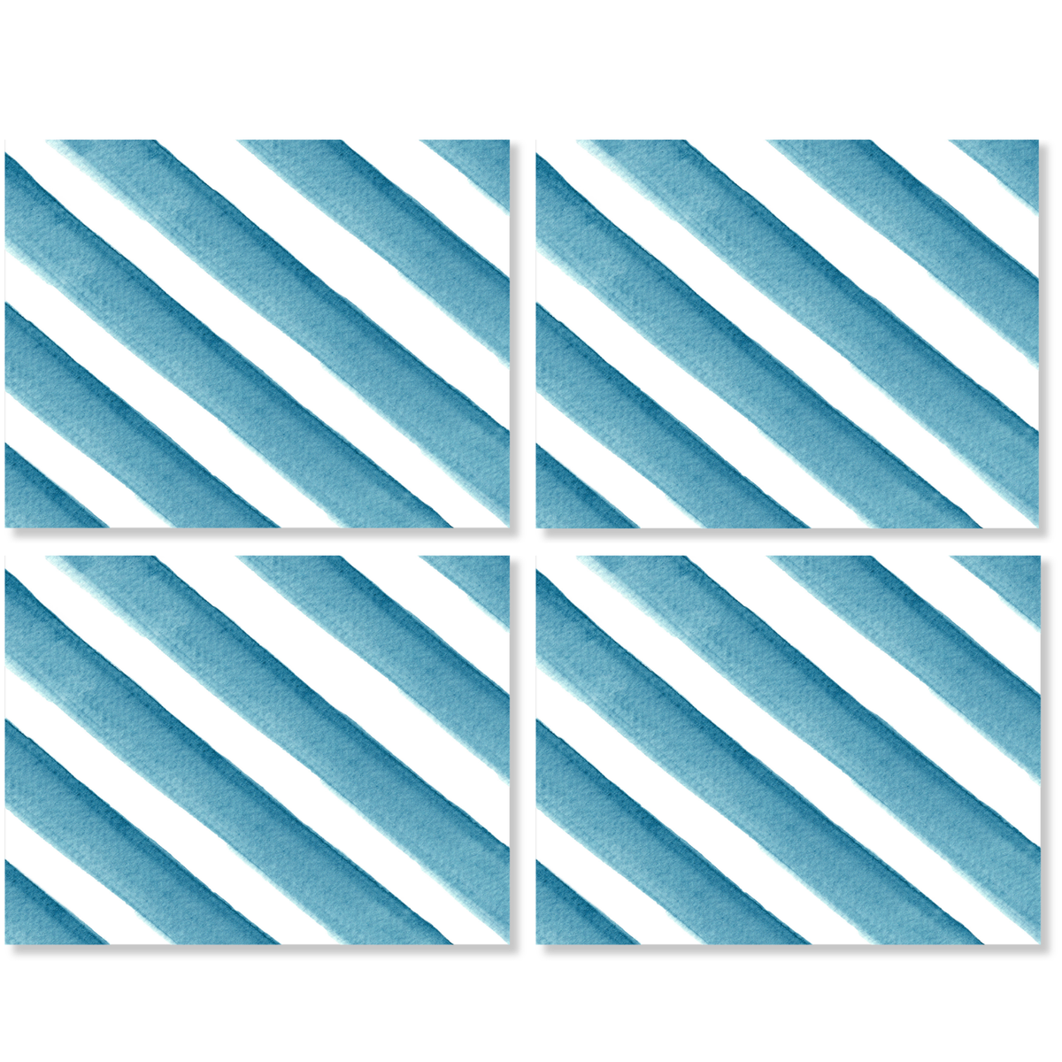 Set de 4 manteles individuales Parallels Premium quality lino